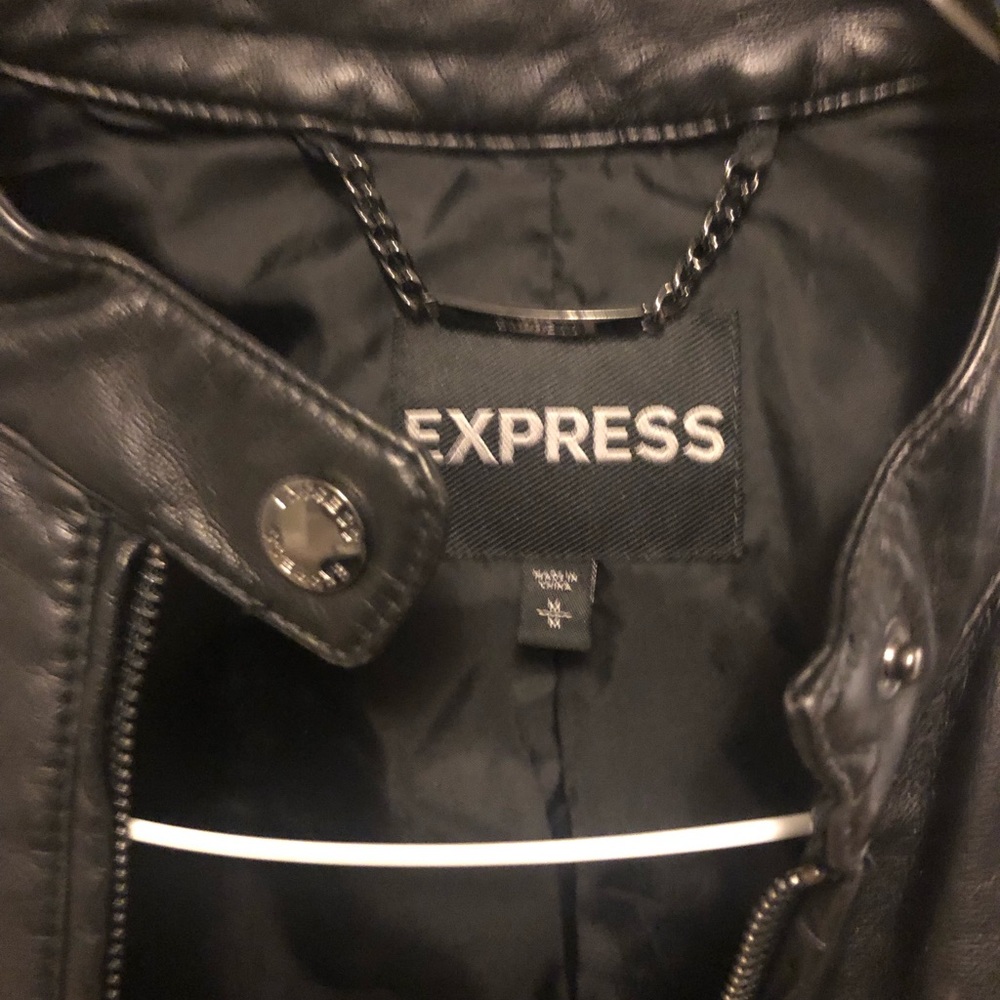 Express leather jacket